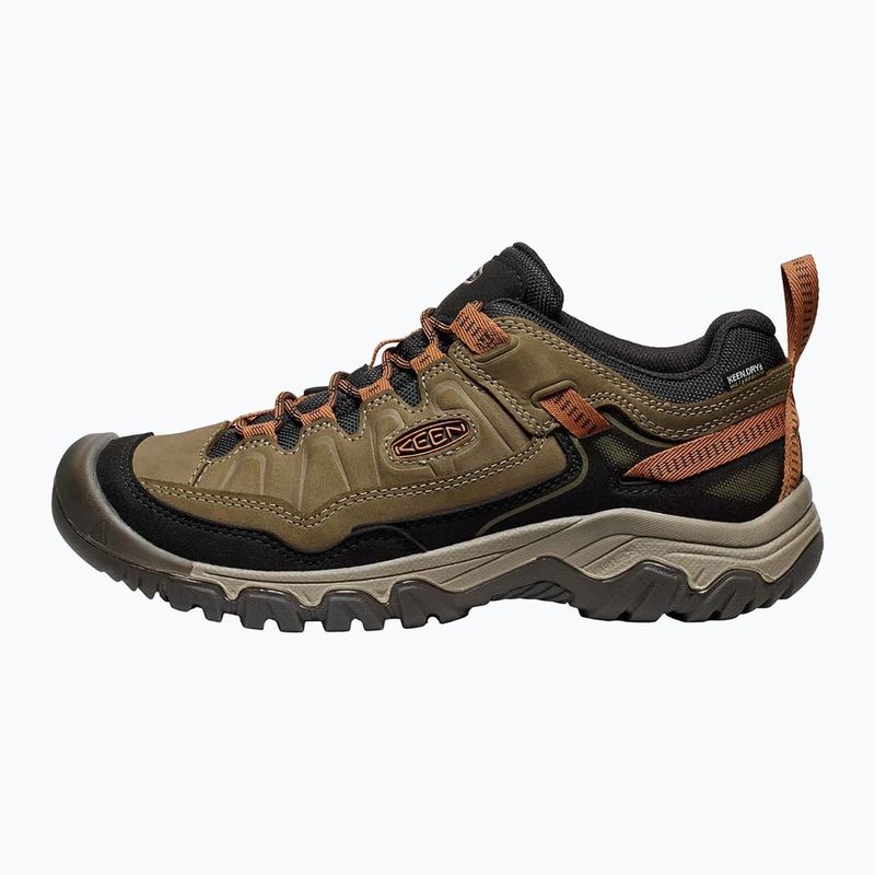 Scarpe da trekking uomo KEEN Targhee IV WP sea turtle/roasted pecan 10
