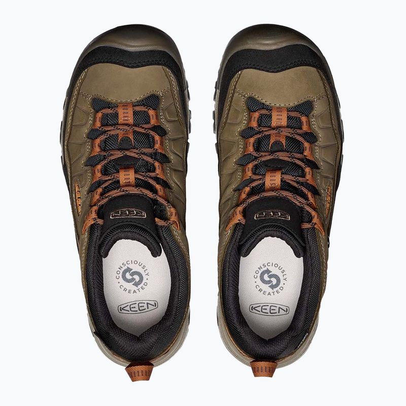 Scarpe da trekking uomo KEEN Targhee IV WP sea turtle/roasted pecan 13