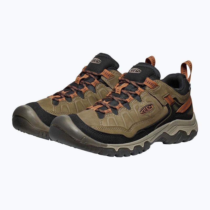 Scarpe da trekking uomo KEEN Targhee IV WP sea turtle/roasted pecan 14