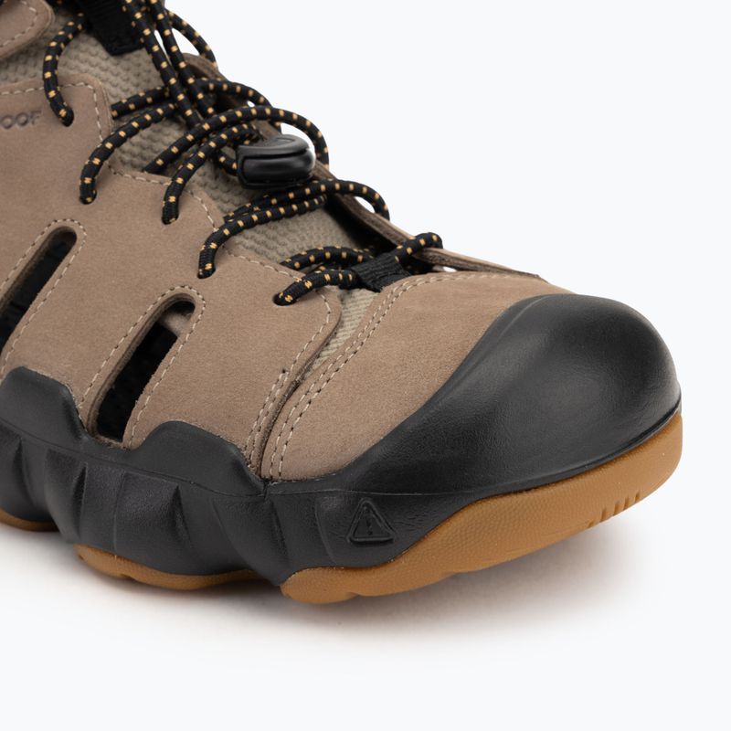 KEEN Hyperport Fisherman Sandali da uomo in pelle brindle/ oak buff 7