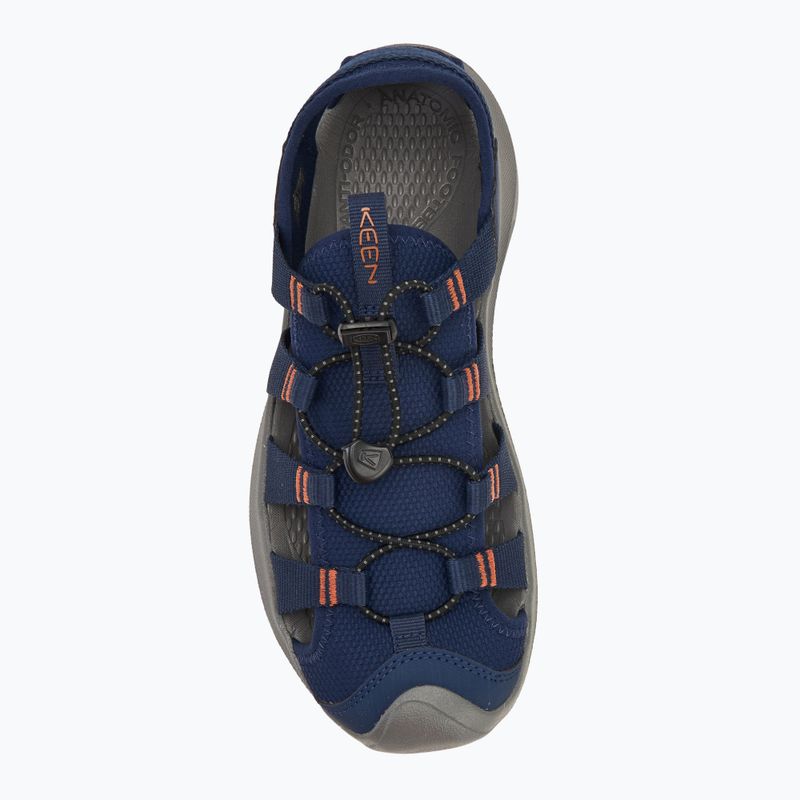 KEEN Seanik H2 accademia navale/fiamma d'oro sandali da uomo 5