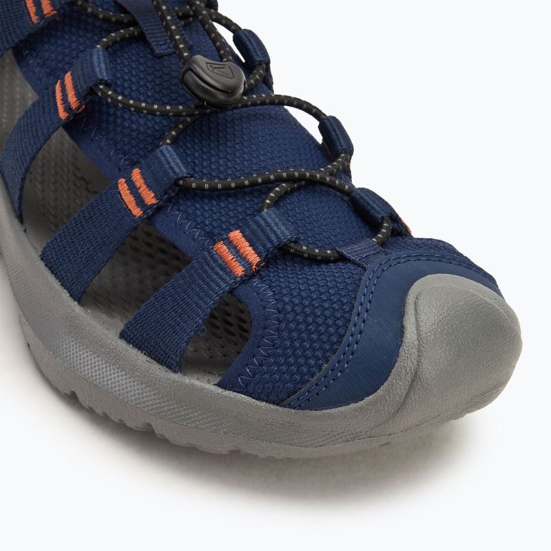 KEEN Seanik H2 accademia navale/fiamma d'oro sandali da uomo 7