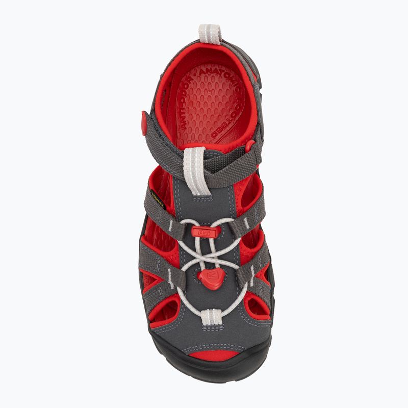 KEEN Seacamp II CNX magnete/ sandali junior da tappeto rosso 5