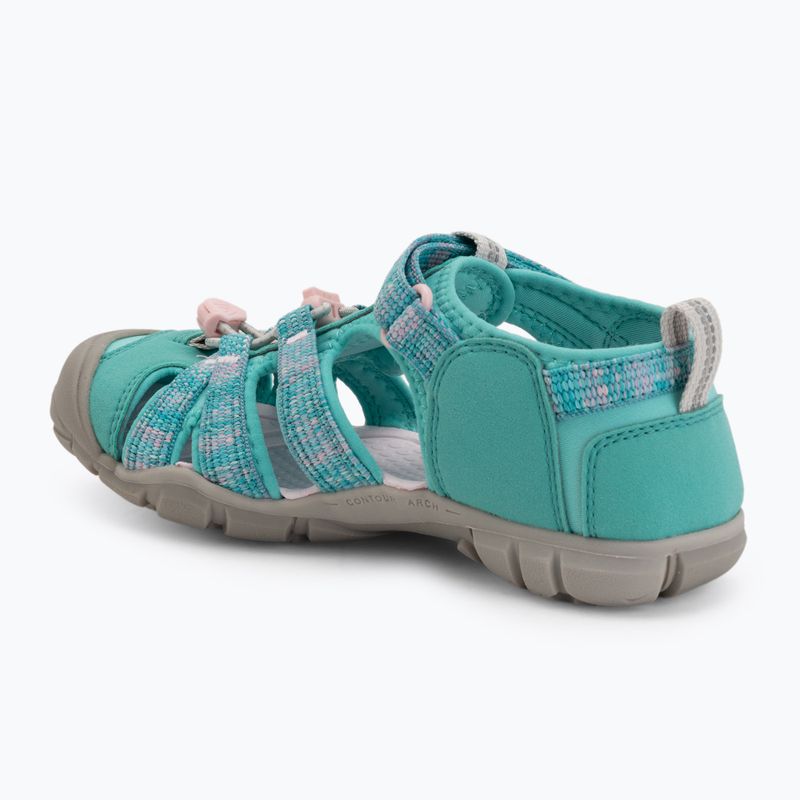 Sandali junior KEEN Seacamp II CNX bright aqua/giggle pink 3