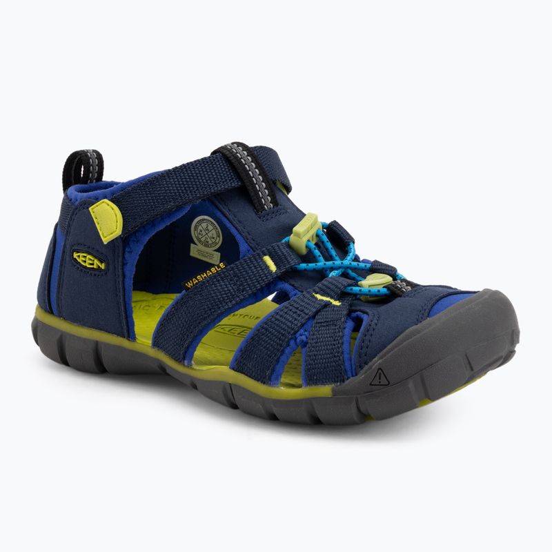 Sandali junior KEEN Seacamp II CNX naval academy/chartreuse