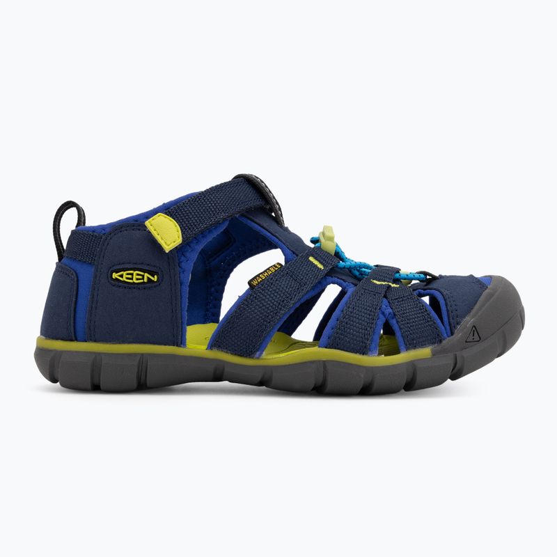 Sandali junior KEEN Seacamp II CNX naval academy/chartreuse 2
