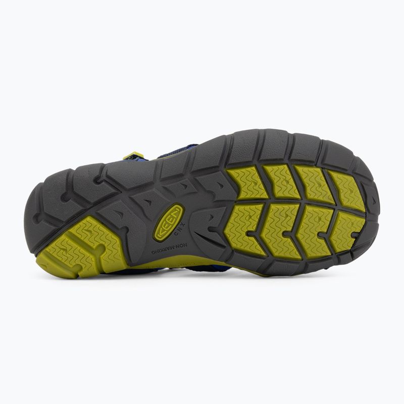 Sandali junior KEEN Seacamp II CNX naval academy/chartreuse 4