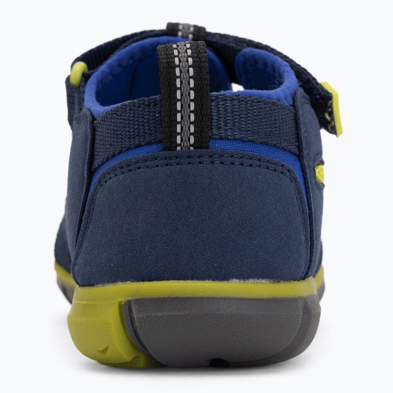 Sandali junior KEEN Seacamp II CNX naval academy/chartreuse 6
