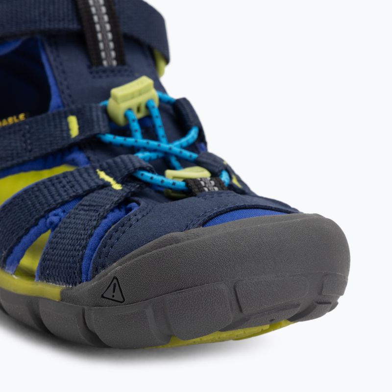 Sandali junior KEEN Seacamp II CNX naval academy/chartreuse 7