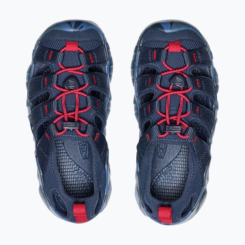 KEEN Hyperport H2 accademia navale/tappeto rosso sandali per bambini 5