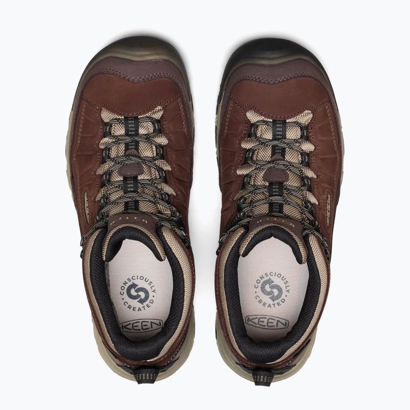 Scarpe da trekking uomo KEEN Targhee IV Mid Wp java/bridnle 5