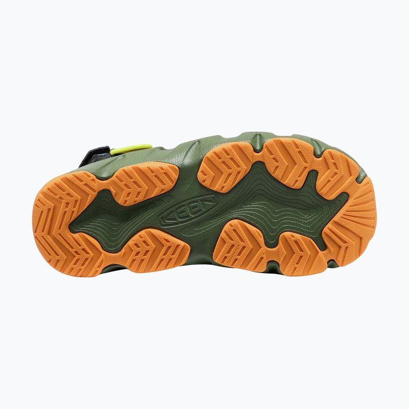 Sandali per bambini KEEN Hyperflt green/orange peel 6