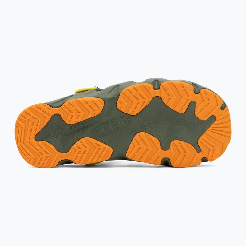Sandali per bambini KEEN Hyperflt green/orange peel 5
