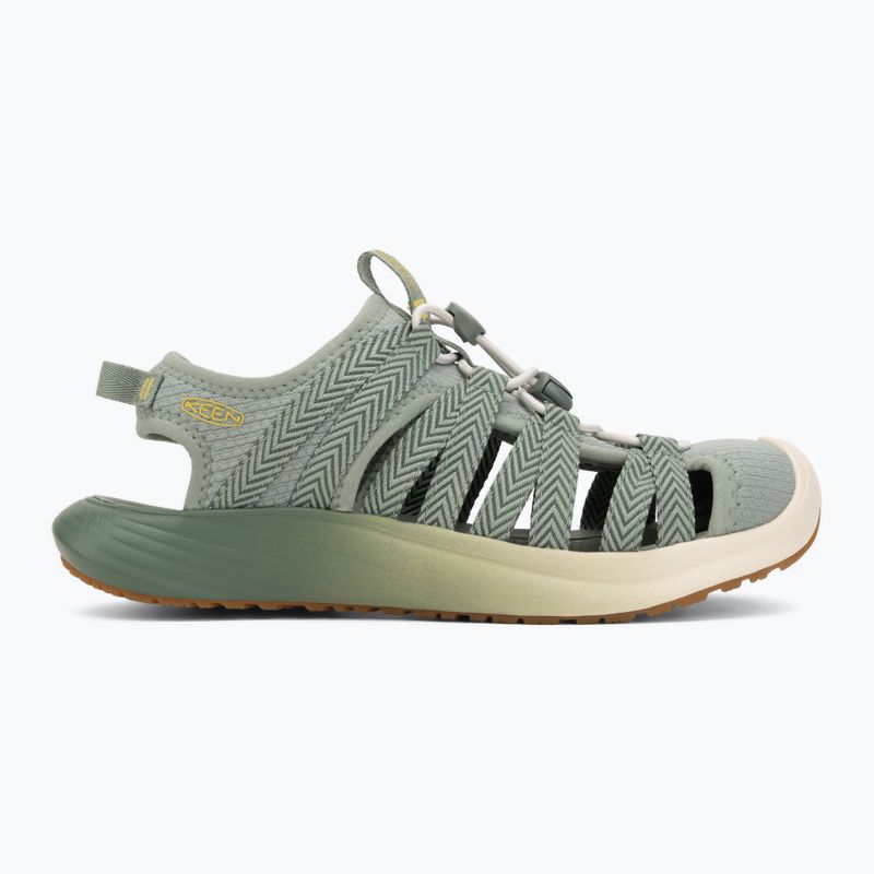 Sandali da donna KEEN Whisper Lite lily pad/cream gold 2