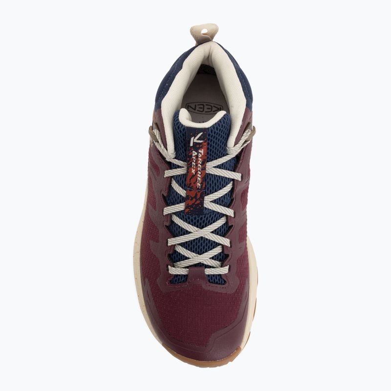 Scarpe da trekking donna KEEN Targhee Apex Mid Wp fig/burnt brick 5