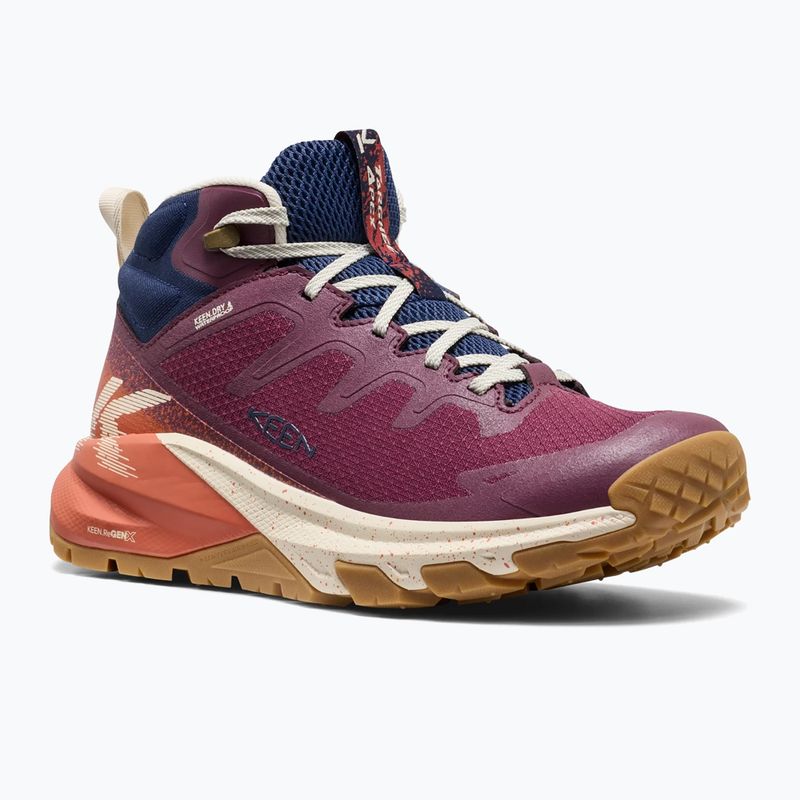Scarpe da trekking donna KEEN Targhee Apex Mid Wp fig/burnt brick