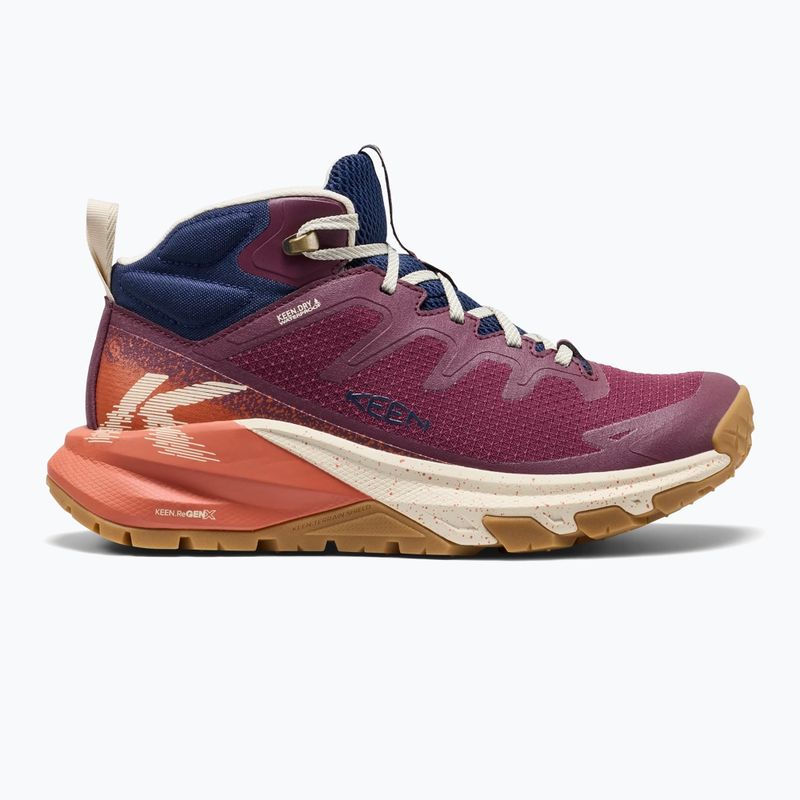 Scarpe da trekking donna KEEN Targhee Apex Mid Wp fig/burnt brick 2