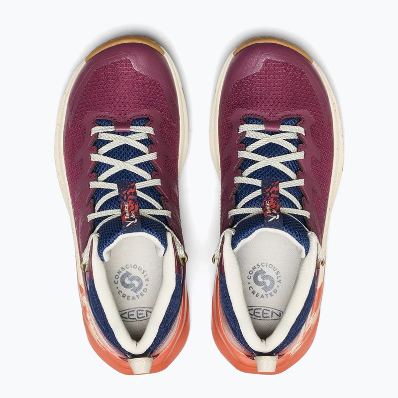 Scarpe da trekking donna KEEN Targhee Apex Mid Wp fig/burnt brick 5