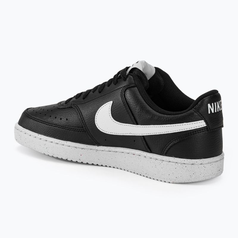 Scarpe da uomo Nike Court Vision Low Next Nature nero/bianco/nero 3