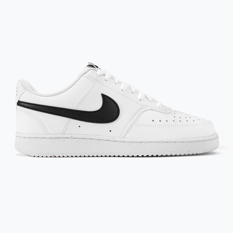 Nike Court Vision Low Next Nature scarpe da uomo bianco/nero/bianco 2