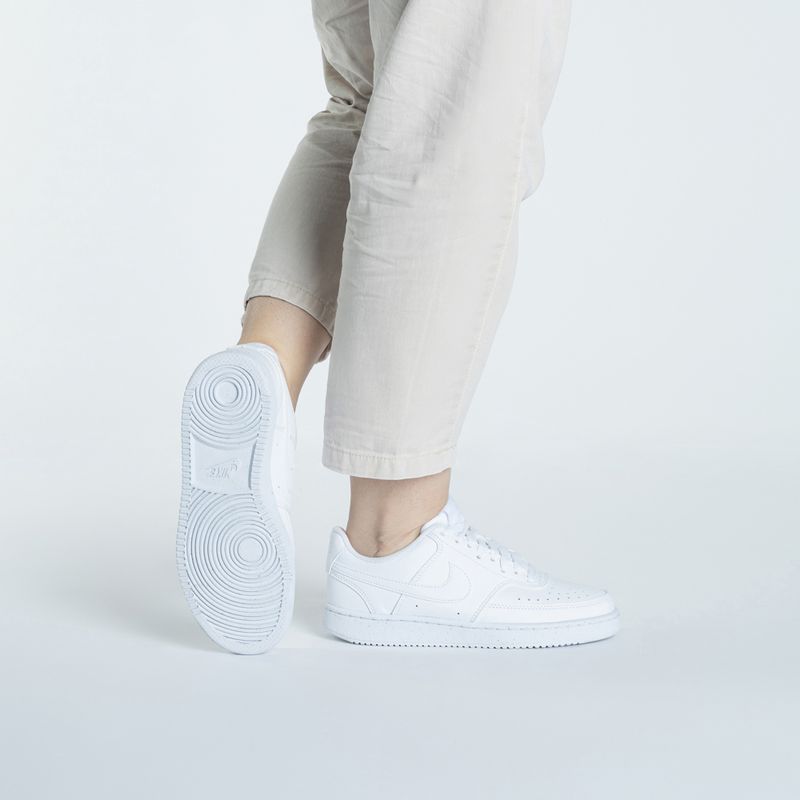 Scarpe da donna Nike Court Vision Low Next Nature white/white/white 2