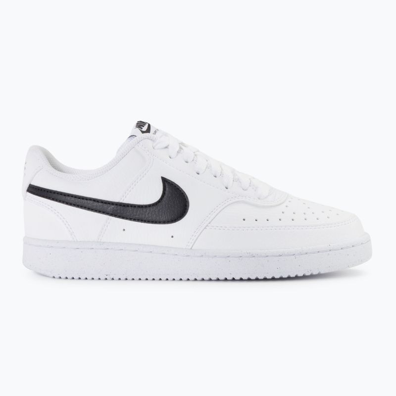 Scarpe da donna Nike Court Vision Low Next Nature white//white/black 3