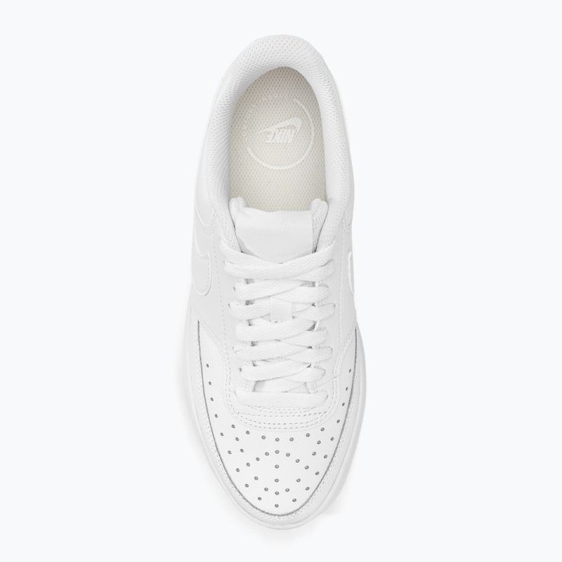 Nike Court Vision Alta scarpe da donna bianco / bianco / bianco 6