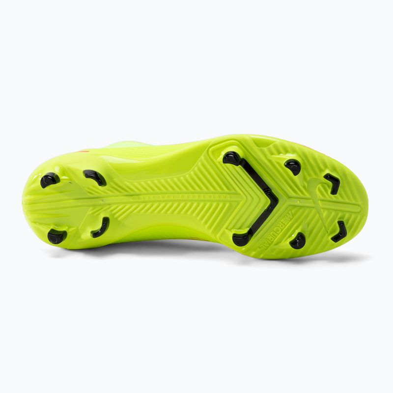 Scarpe da calcio per bambini Nike Superfly 8 Club FG/MG Jr volt/nero/cremisi 4
