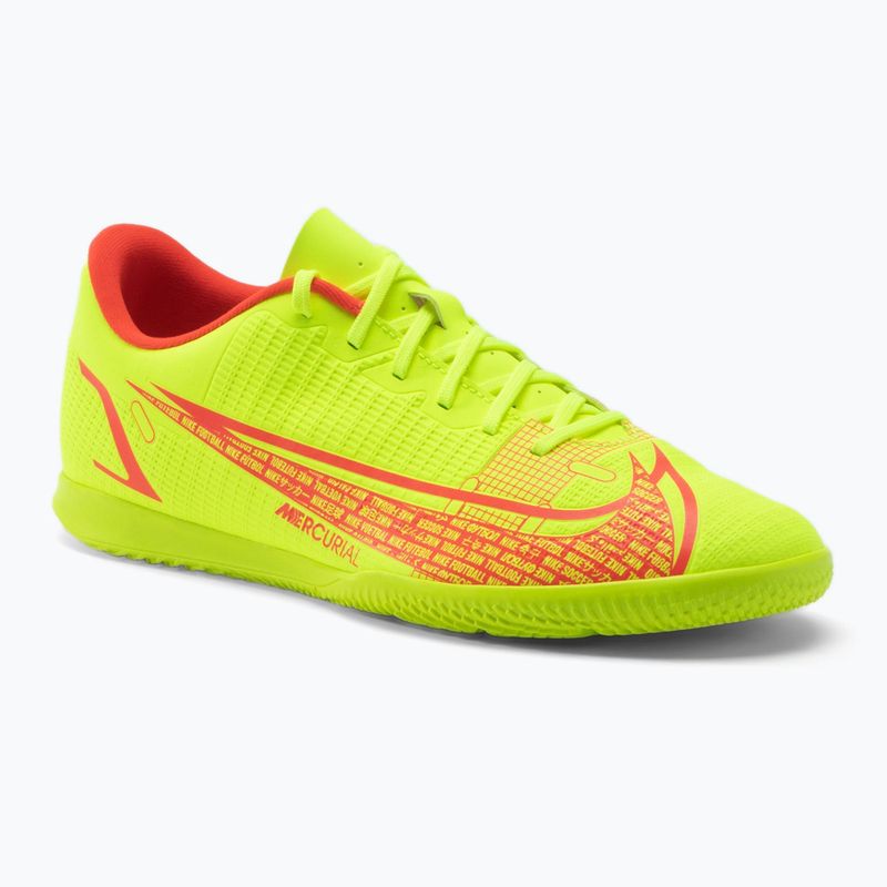 Scarpe da calcio da uomo Nike Vapor 14 Club IC volt /right crimson