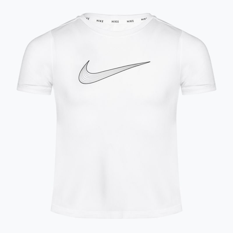 Maglietta da bambino Nike Dri-Fit One SS Training bianco/nero