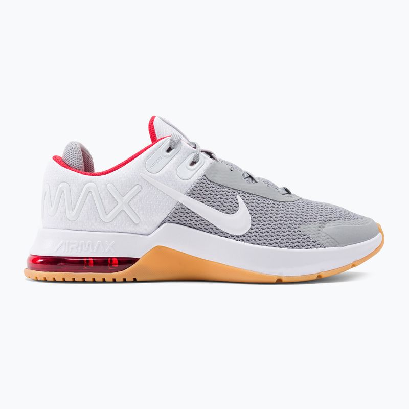 Scarpe da ginnastica uomo Nike Air Max Alpha Trainer 4 lt grigio fumo/bianco/rosso ciliegia 2