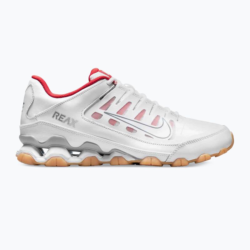 Scarpe da ginnastica da uomo Nike Reax 8 Tr Mesh bianco/bianco/grigio lupo/rosso cileno 8