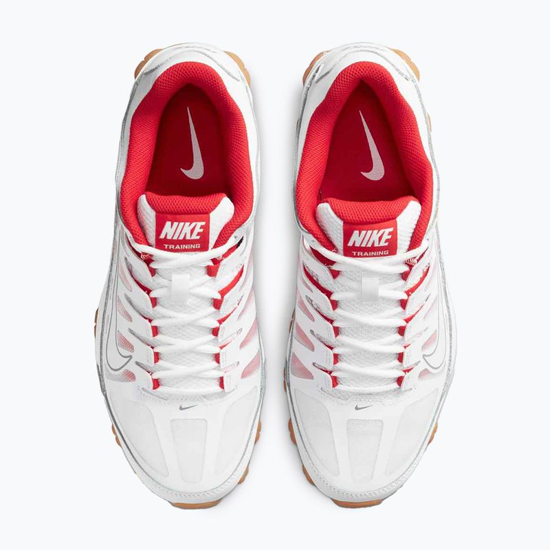 Scarpe da ginnastica da uomo Nike Reax 8 Tr Mesh bianco/bianco/grigio lupo/rosso cileno 13