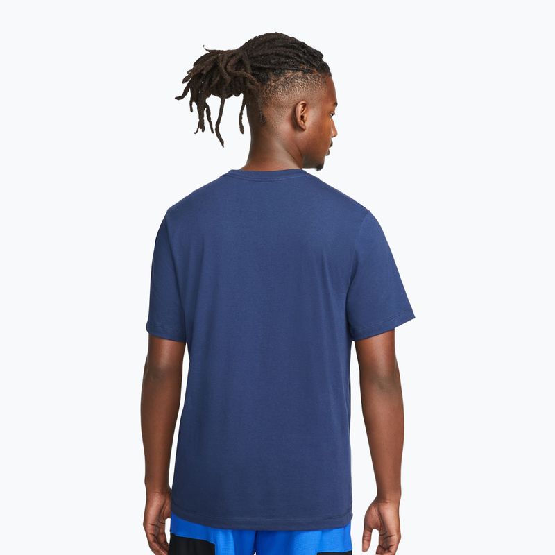 T-shirt da uomo  Jordan Jumpman Box midnight navy/white 3