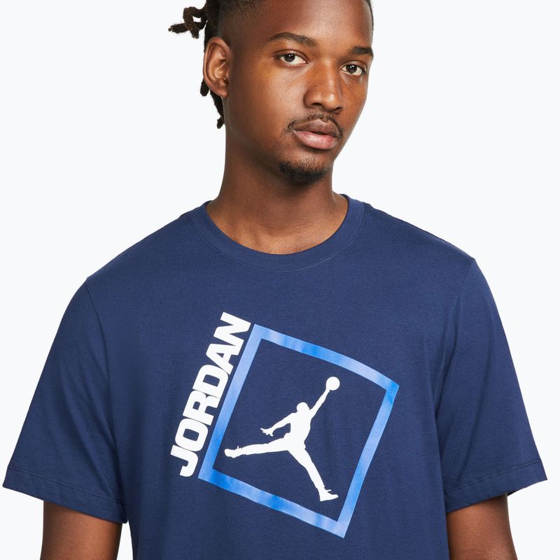 T-shirt da uomo  Jordan Jumpman Box midnight navy/white 4