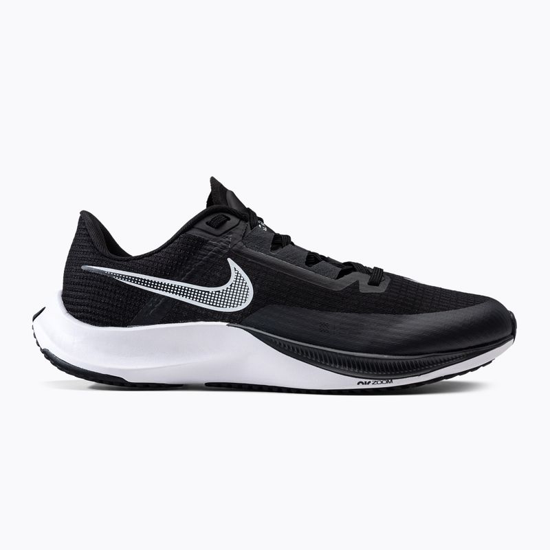 Scarpe da corsa uomo Nike Air Zoom Rival Fly 3 nero/bianco/antracite 2