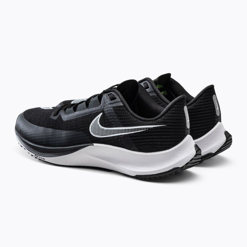 Scarpe da corsa uomo Nike Air Zoom Rival Fly 3 nero/bianco/antracite 3