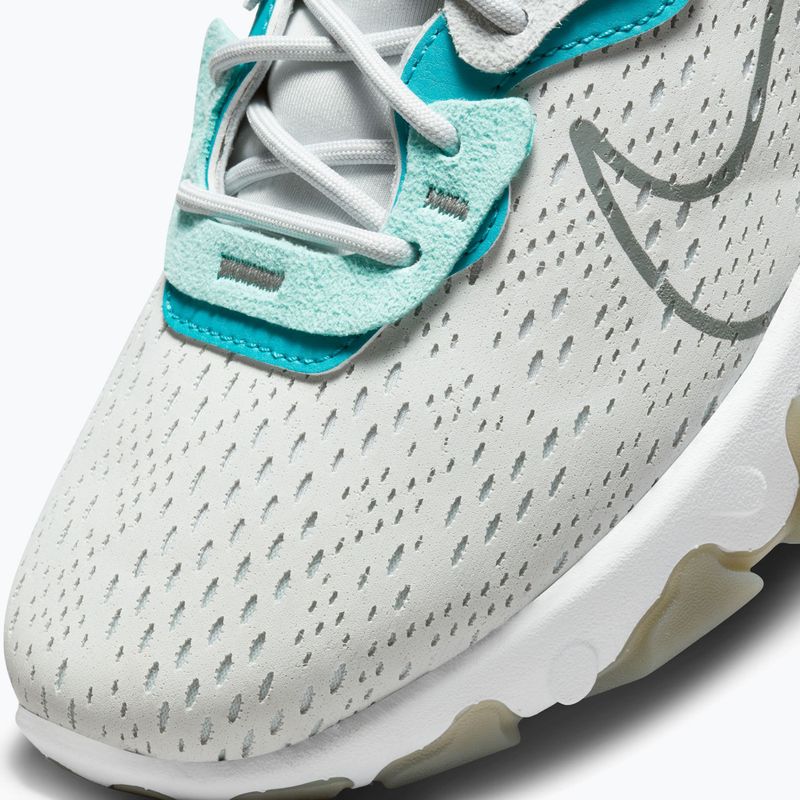 Scarpe da uomo Nike React Vision pure platinum/aquamarine/smoke grey 3