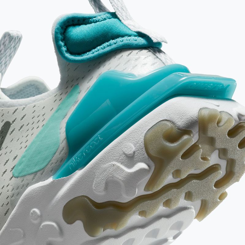 Scarpe da uomo Nike React Vision pure platinum/aquamarine/smoke grey 4