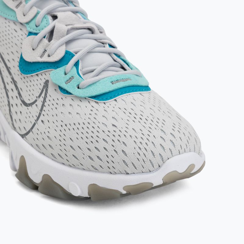 Scarpe da uomo Nike React Vision pure platinum/aquamarine/smoke grey 7