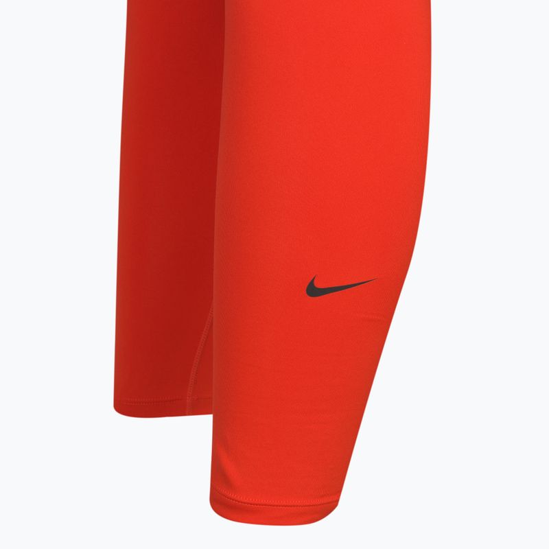 Leggings donna Nike One Dri-Fit cile rosso/nero 3