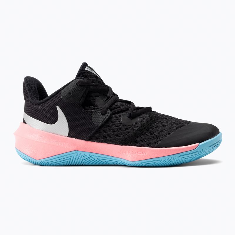 Scarpe da pallavolo Nike Zoom Hyperspeed Court SE nero/argento metallico 2