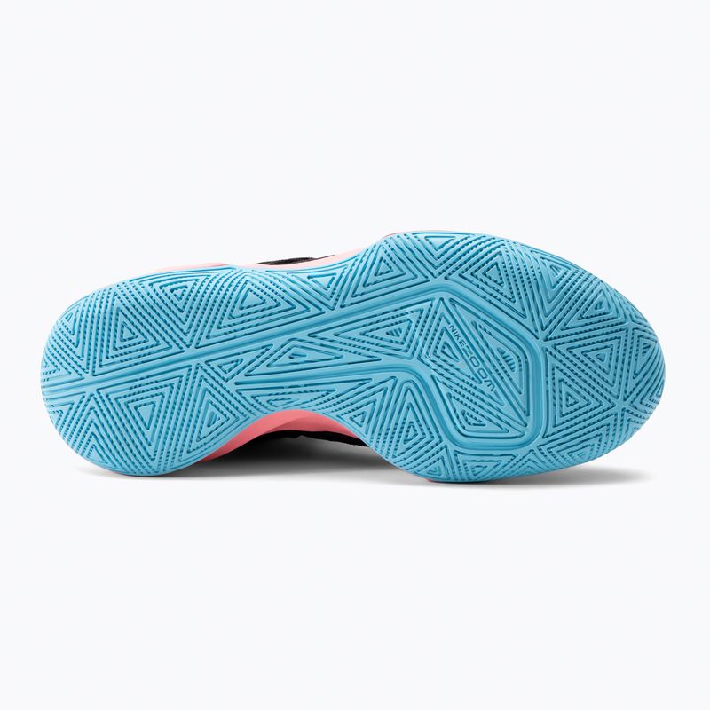 Scarpe da pallavolo Nike Zoom Hyperspeed Court SE nero/argento metallico 4