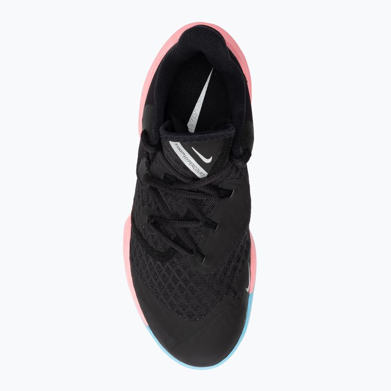 Scarpe da pallavolo Nike Zoom Hyperspeed Court SE nero/argento metallico 6