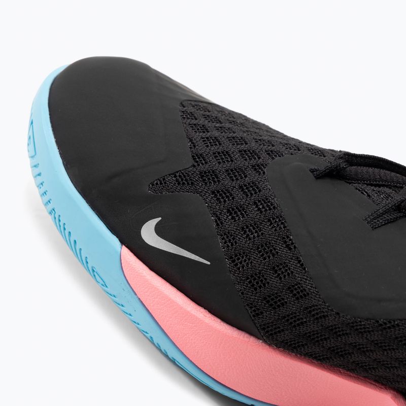 Scarpe da pallavolo Nike Zoom Hyperspeed Court SE nero/argento metallico 8