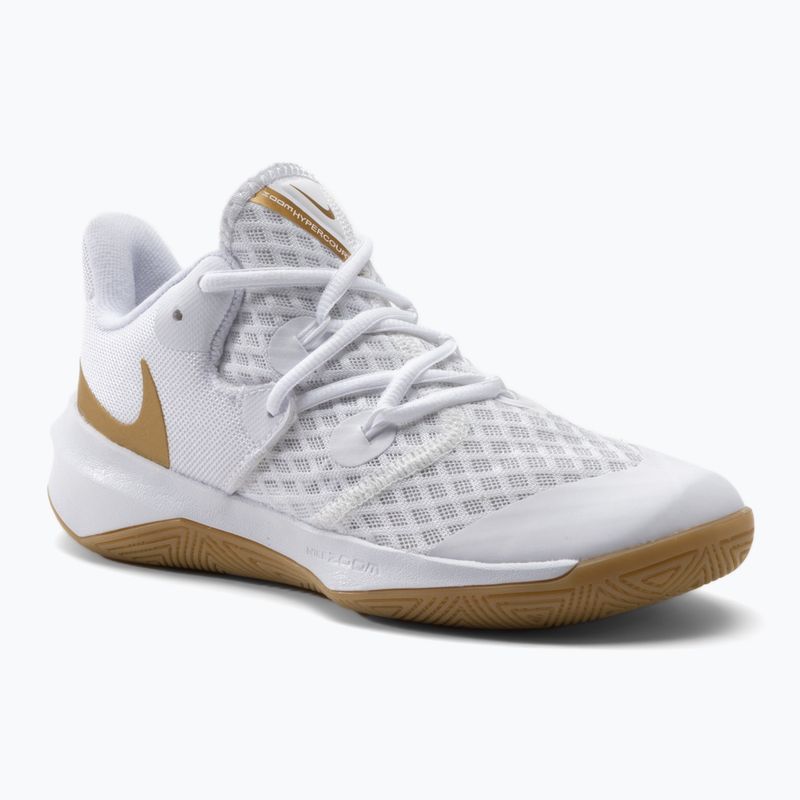 Scarpe da pallavolo Nike Zoom Hyperspeed Court SE bianche/oro