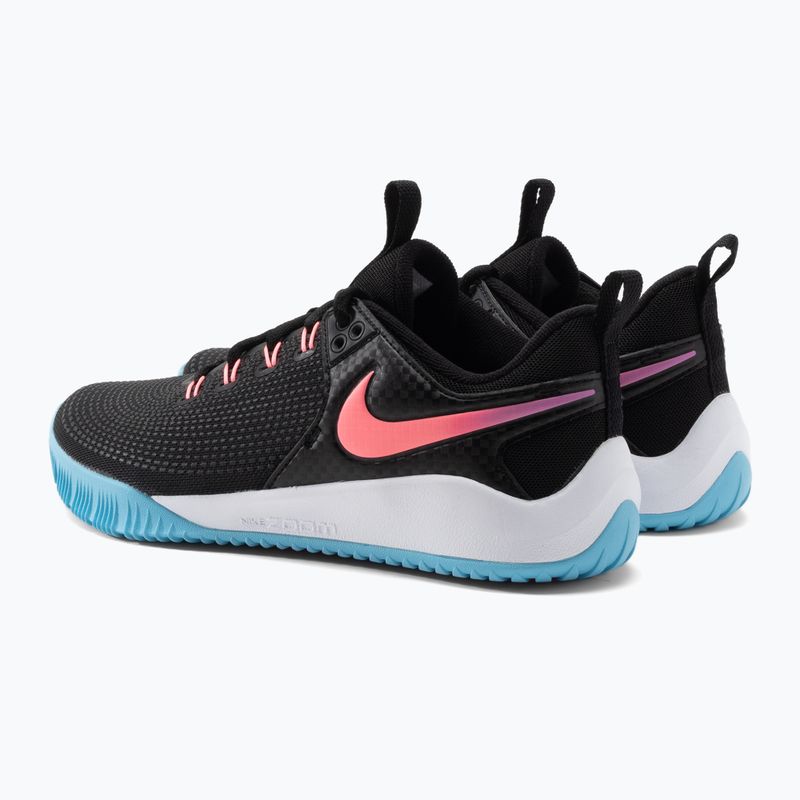 Nike Air Zoom Hyperace 2 LE scarpe da pallavolo nero/rosa 3