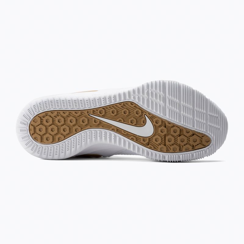 Nike Air Zoom Hyperace 2 LE scarpe da pallavolo bianco/oro 4
