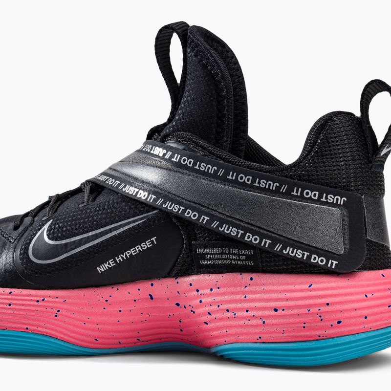 Scarpe da pallavolo Nike React Hyperset SE nero/rosa 8