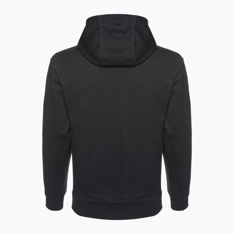 Felpa da tennis da uomo Nike Court Fleece Hoodie nero 2